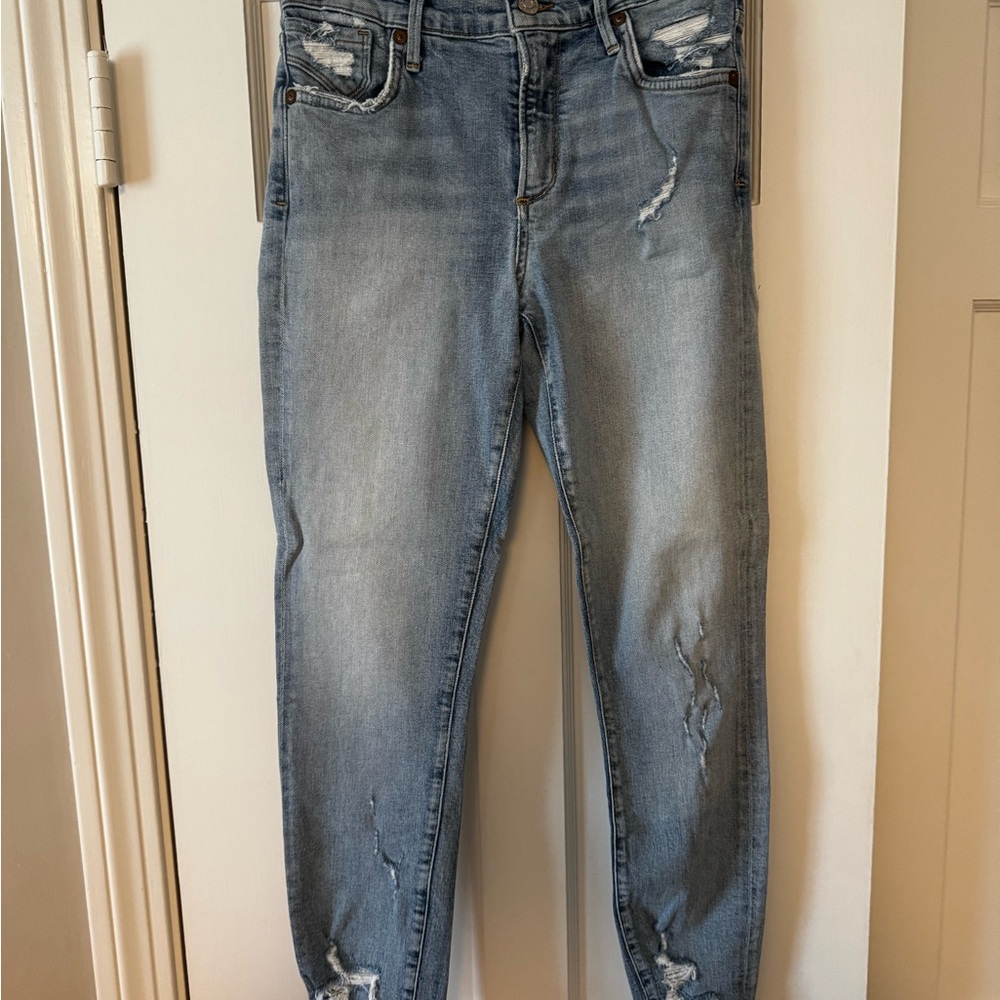 AGOLDE (lightly) Distressed Blue Jeans